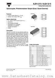 ILQ1 datasheet pdf Vishay