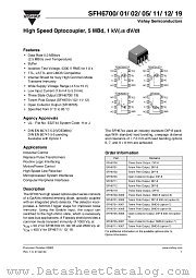 SFH6700 datasheet pdf Vishay