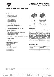 LH1556AACTR datasheet pdf Vishay