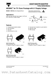 S593TRW datasheet pdf Vishay