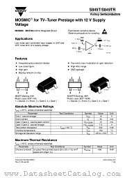 S849TR datasheet pdf Vishay