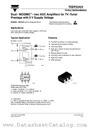 TSDF52424 datasheet pdf Vishay