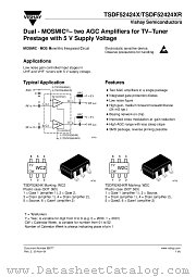 TSDF52424XR datasheet pdf Vishay