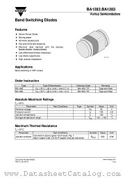 BA1282 datasheet pdf Vishay