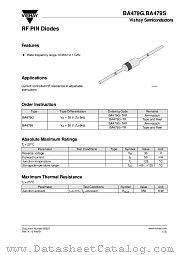 BA479S datasheet pdf Vishay