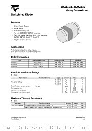 BAQ335 datasheet pdf Vishay