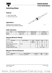 BAS34 datasheet pdf Vishay