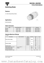 BAV203 datasheet pdf Vishay