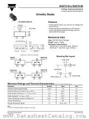 BAS70 TO BAS70-06 datasheet pdf Vishay