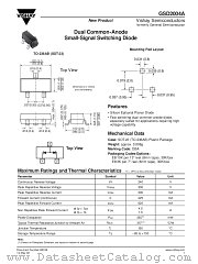 GSD2004A datasheet pdf Vishay