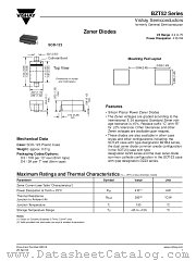 BZT52 SERIES datasheet pdf Vishay