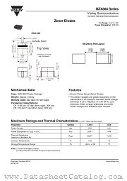 BZX384 SERIES datasheet pdf Vishay