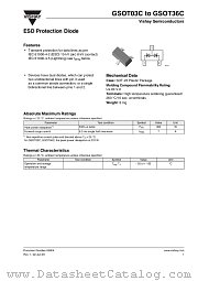 GSOT15C datasheet pdf Vishay