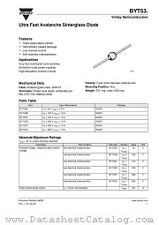 BYT53. datasheet pdf Vishay