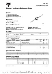 BYT62 datasheet pdf Vishay