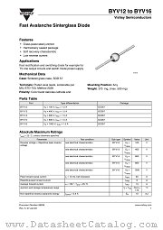 BYV13 datasheet pdf Vishay