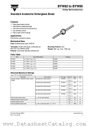 BYW86 datasheet pdf Vishay