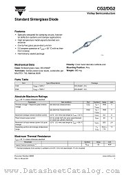 CG2 datasheet pdf Vishay