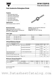 BYW172/G datasheet pdf Vishay