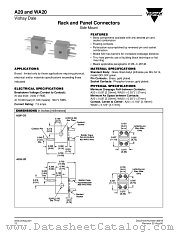 A20, WA20 datasheet pdf Vishay