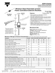 AGP15 SERIES datasheet pdf Vishay