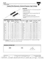 B, H datasheet pdf Vishay