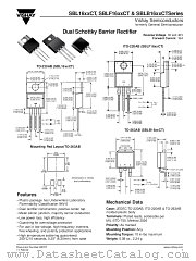 SBLF1630CT datasheet pdf Vishay