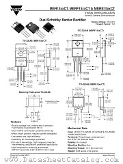 MBRF1560CT datasheet pdf Vishay