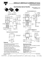 MBRF2035CT datasheet pdf Vishay