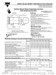 RGL41A datasheet pdf Vishay