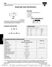 CS datasheet pdf Vishay