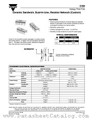 CSD datasheet pdf Vishay