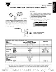 CSO datasheet pdf Vishay