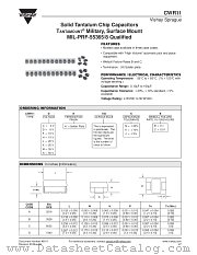 CWR11 datasheet pdf Vishay