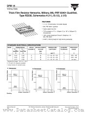 DFM14 datasheet pdf Vishay