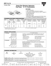 DFP16 datasheet pdf Vishay