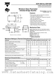 EDF1BM datasheet pdf Vishay