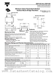 EDF1DS datasheet pdf Vishay