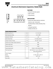 EKO datasheet pdf Vishay