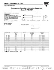 F1740-1511/1411 datasheet pdf Vishay