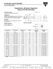 F1740-3511/3411/3581/3481 datasheet pdf Vishay