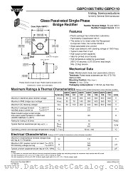 GBPC106 datasheet pdf Vishay