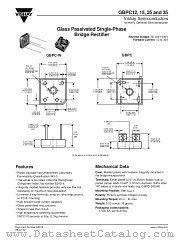 GBPC1204 datasheet pdf Vishay