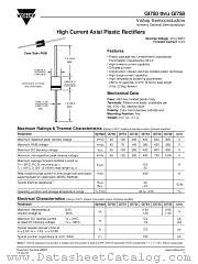 GI750 datasheet pdf Vishay