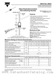 GI817 datasheet pdf Vishay