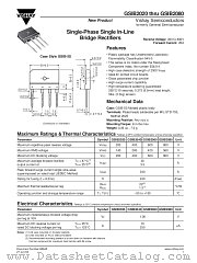 GSIB2020 datasheet pdf Vishay