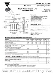 GSIB460 datasheet pdf Vishay