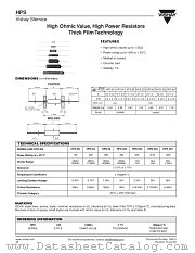 HPS datasheet pdf Vishay