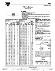 IHD datasheet pdf Vishay