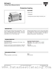 M-COAT A datasheet pdf Vishay